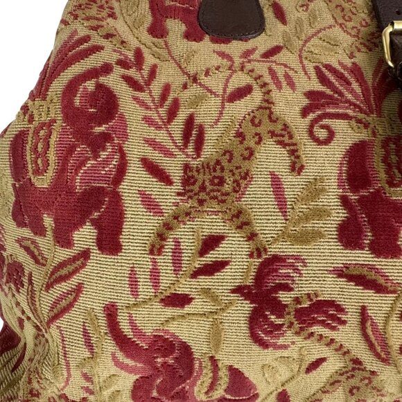 Neiman Marcus Womens Doctor Bag Vintage Italian Tapestry Vintage Bag NWT - Picture 9 of 12